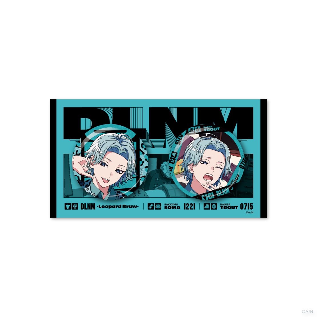 DLNM】グリッター缶バッジセット｜にじさんじオフィシャルストア