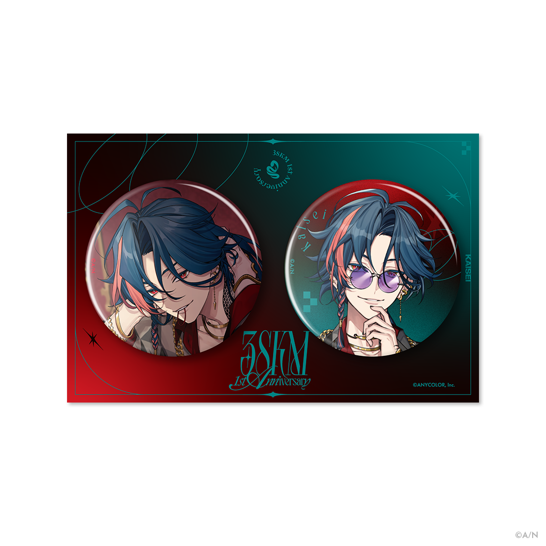 3SKM 1st Anniversary】缶バッジセット｜にじさんじオフィシャルストア