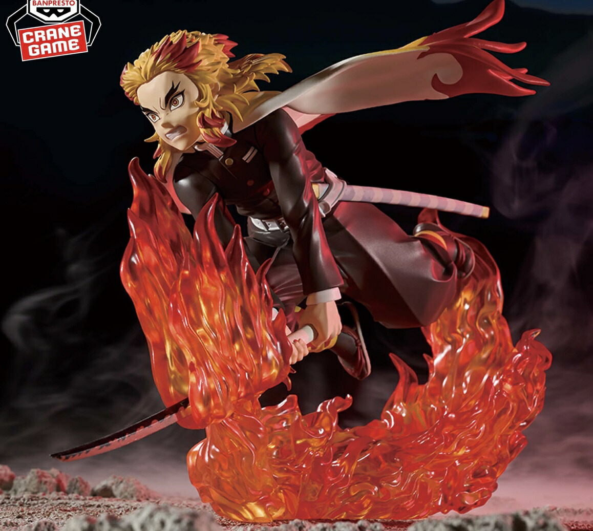 楽天市場】鬼滅の刃 Xross Link フィギュア 煉獄杏寿郎 ＆ 猗窩座 2体