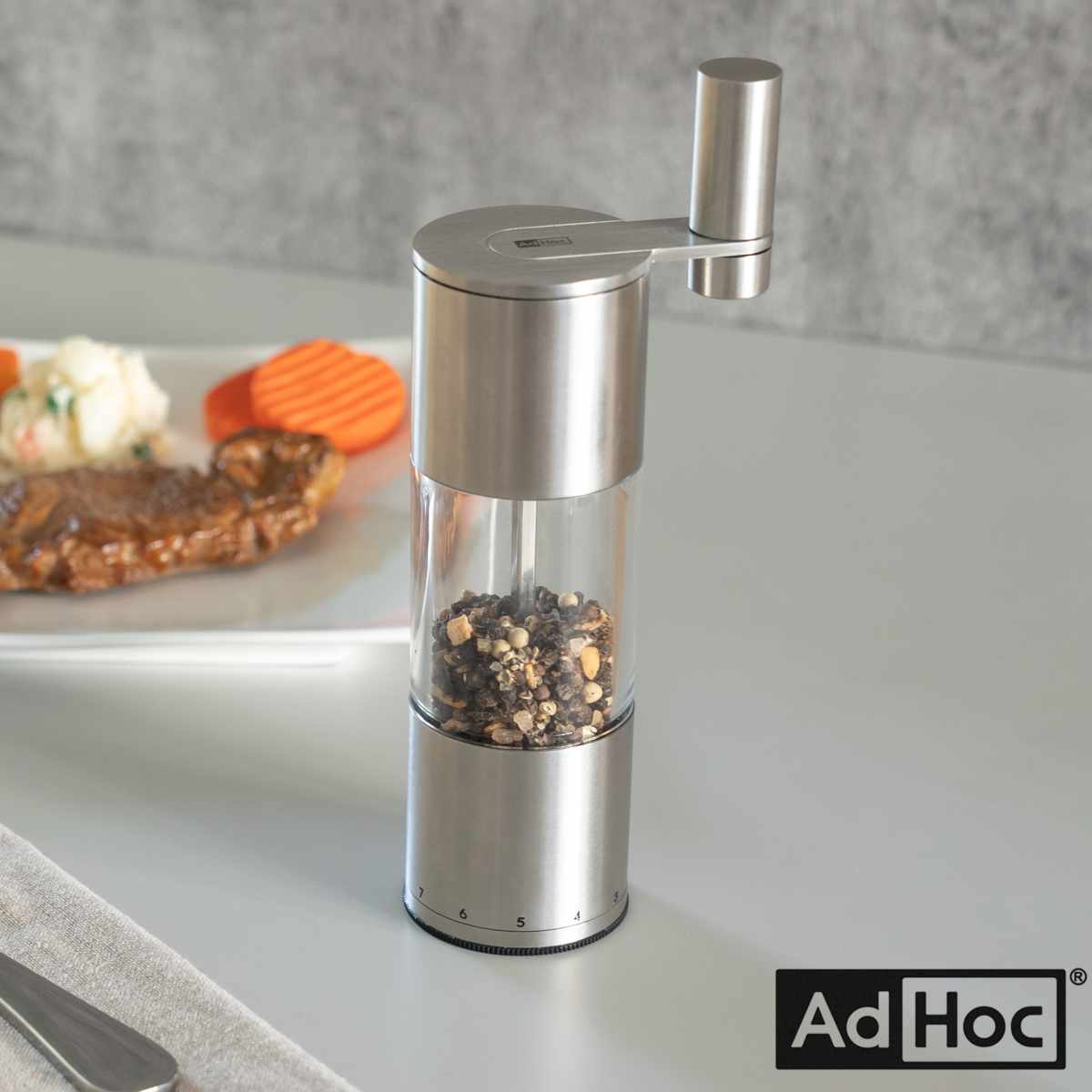 AdHoc（アドホック） スパイスミル ソルト＆ペッパーミル SELECT AdHoc