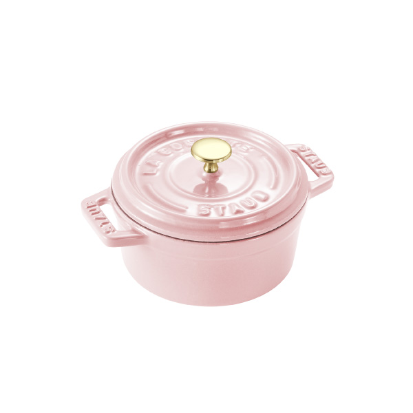 ピコ・ココット ストウブ ラウンド 10cm ソルベローズ｜STAUB 両手鍋