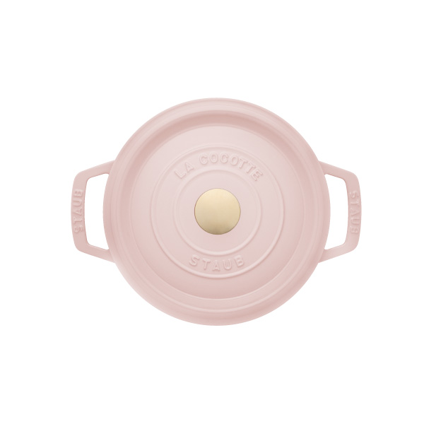 ピコ・ココット ストウブ ラウンド 20cm ソルベローズ｜STAUB 両手鍋