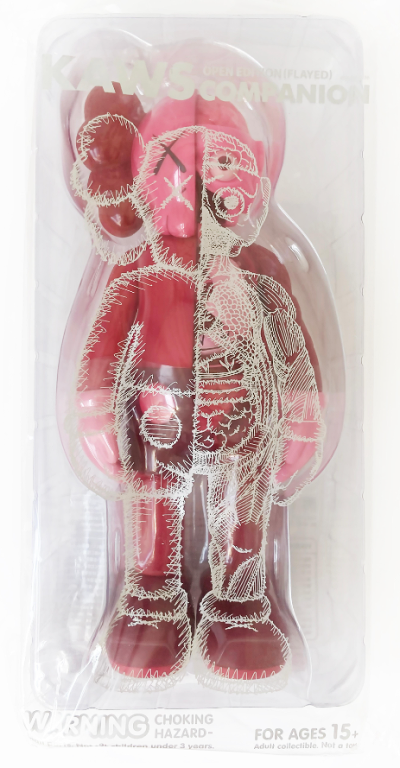 KAWS, Medicom Toy Flayed Companion Blush Available For Immediate