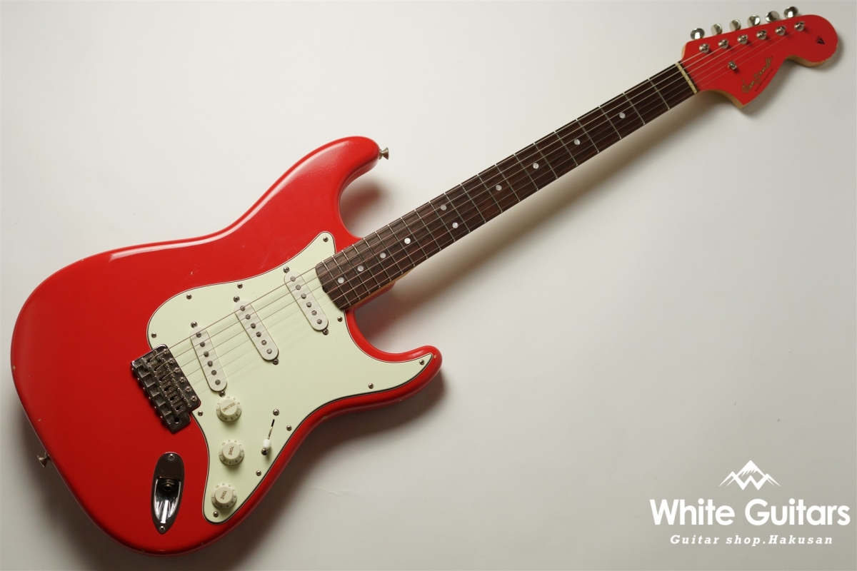 Vanzandt STV-70R - Fiesta Red / Matching Head | White Guitars
