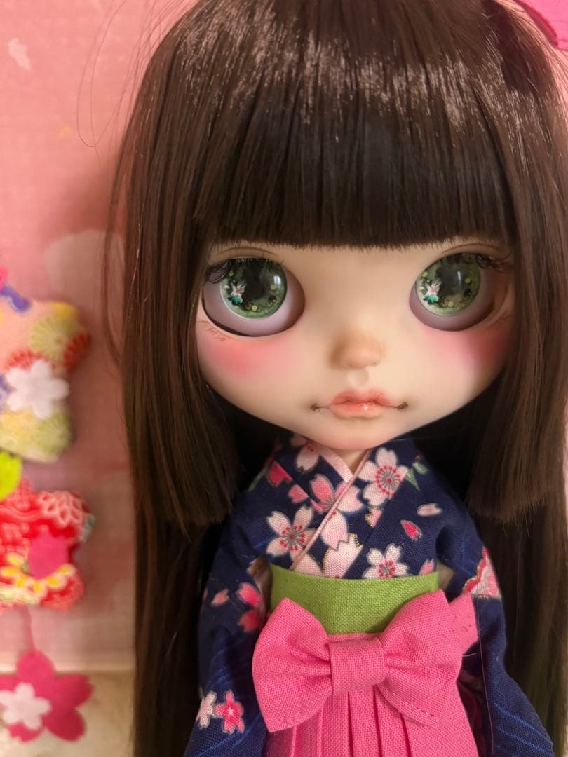 姫カット︎✿アウトフィットセット︎(卒業シーズン)✿アイシードール★ネオサイズ アイシードール ブラック 褐色 おもちゃ 着せ替え 人形 カスタムドール