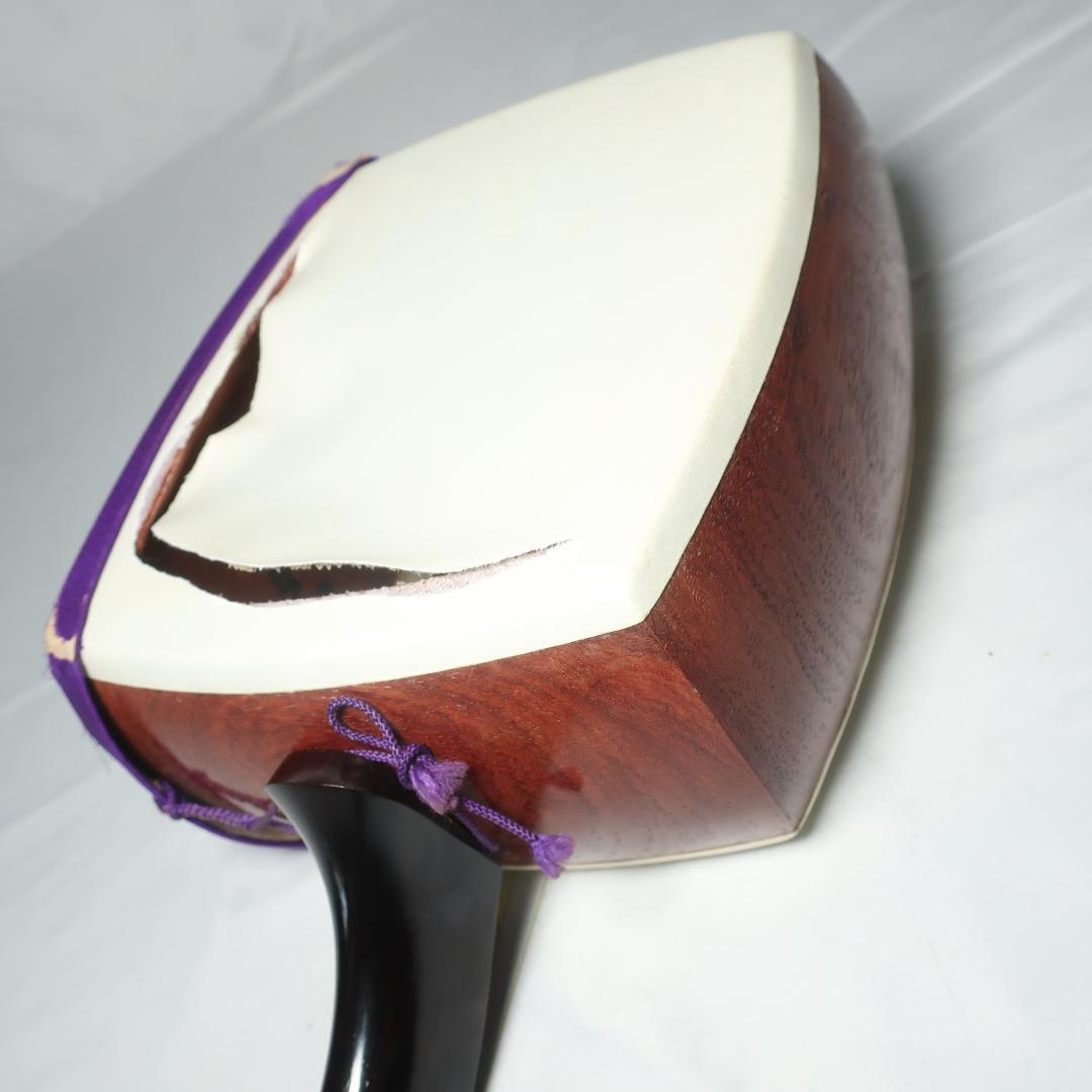 三味線 紅木 細棹 撥 予備弦 ハードケース付 和楽器の通販｜emlaakna.com