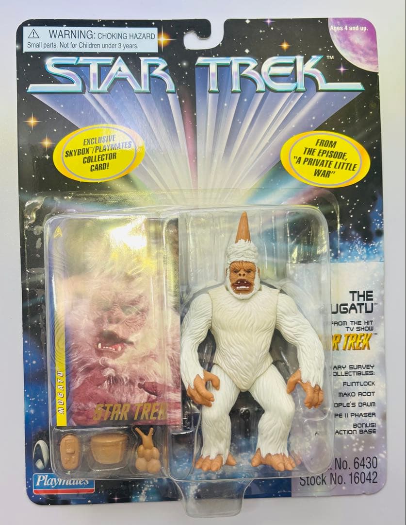 希少 未開封 STAR TREK ムガート フィギュア スタートレック スタートレック ウォーフ少佐 ポストカード STAR TREK THE NEXT