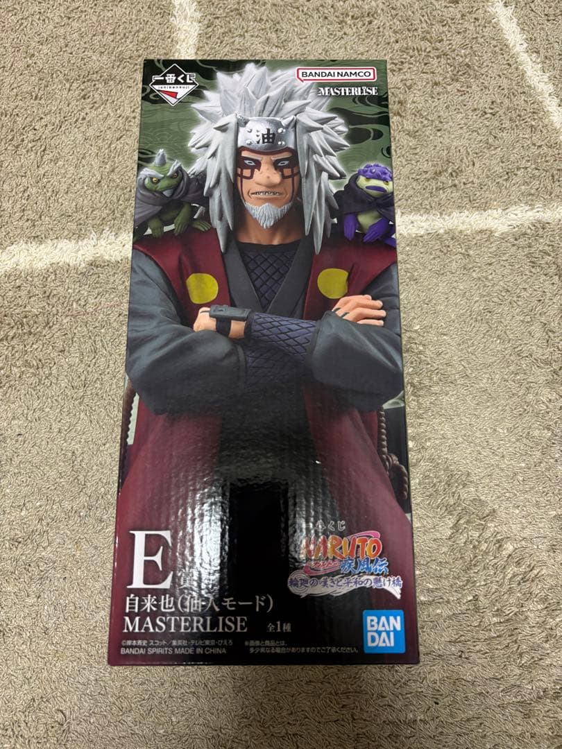 一番くじ ナルト E賞 自来也 NARUTO × 一番くじ “伝説の三忍” 集結!! 11月22日より限定グッズ登場!