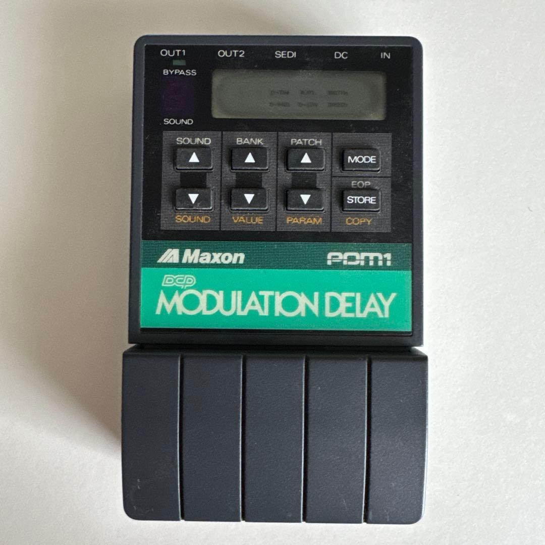 ギター maxon PDM1 modulation delay Maxon PDM1 MODULATION DELAY 買取りました。デジマートにて￥15,800で