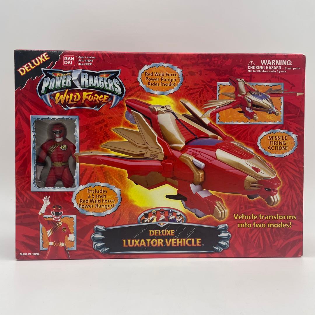 コミック・アニメ Power Rangers Wild Force Luxator Vehicle 2001 Lunar Wolf Rider Motorcycle Power Rangers Wild Force Vehicle