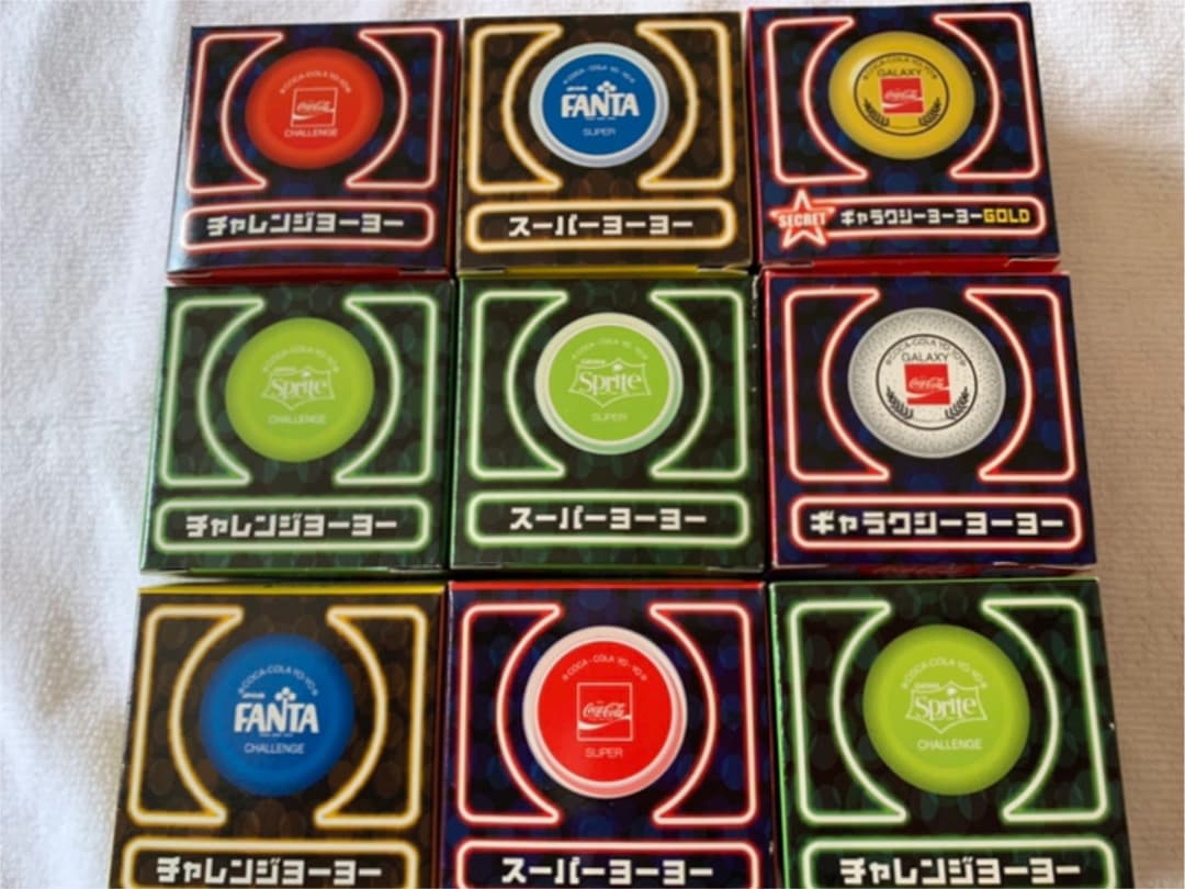 80’s  YO-YO COLLECTION 帰ってきたヨーヨー　9個セット Yahoo!オークション - 中古品 復刻 コカコーラ ヨーヨー 9個セット お