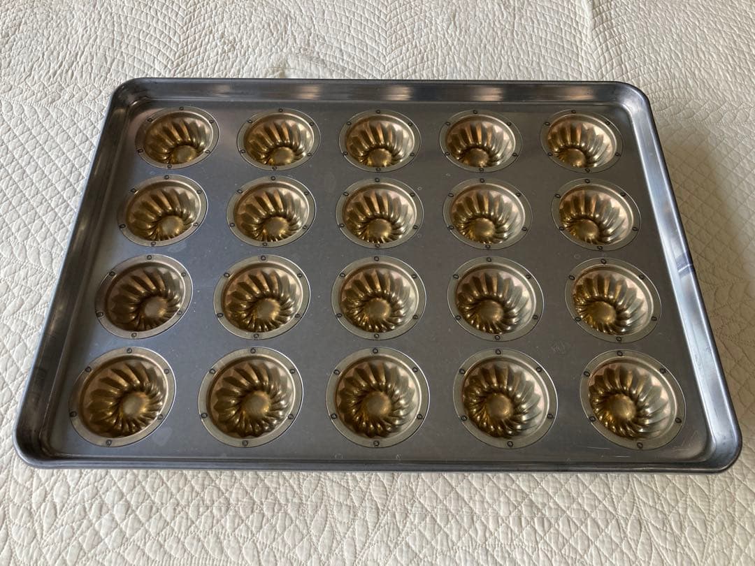 千代田金属ミニクグロフ型天板 20ヶ取シリコン加工 CHIYODA 業務用 OLT】cuoca×CHIYODAミニクグロフ6個型 / 1個 | お菓子・パン作りの型