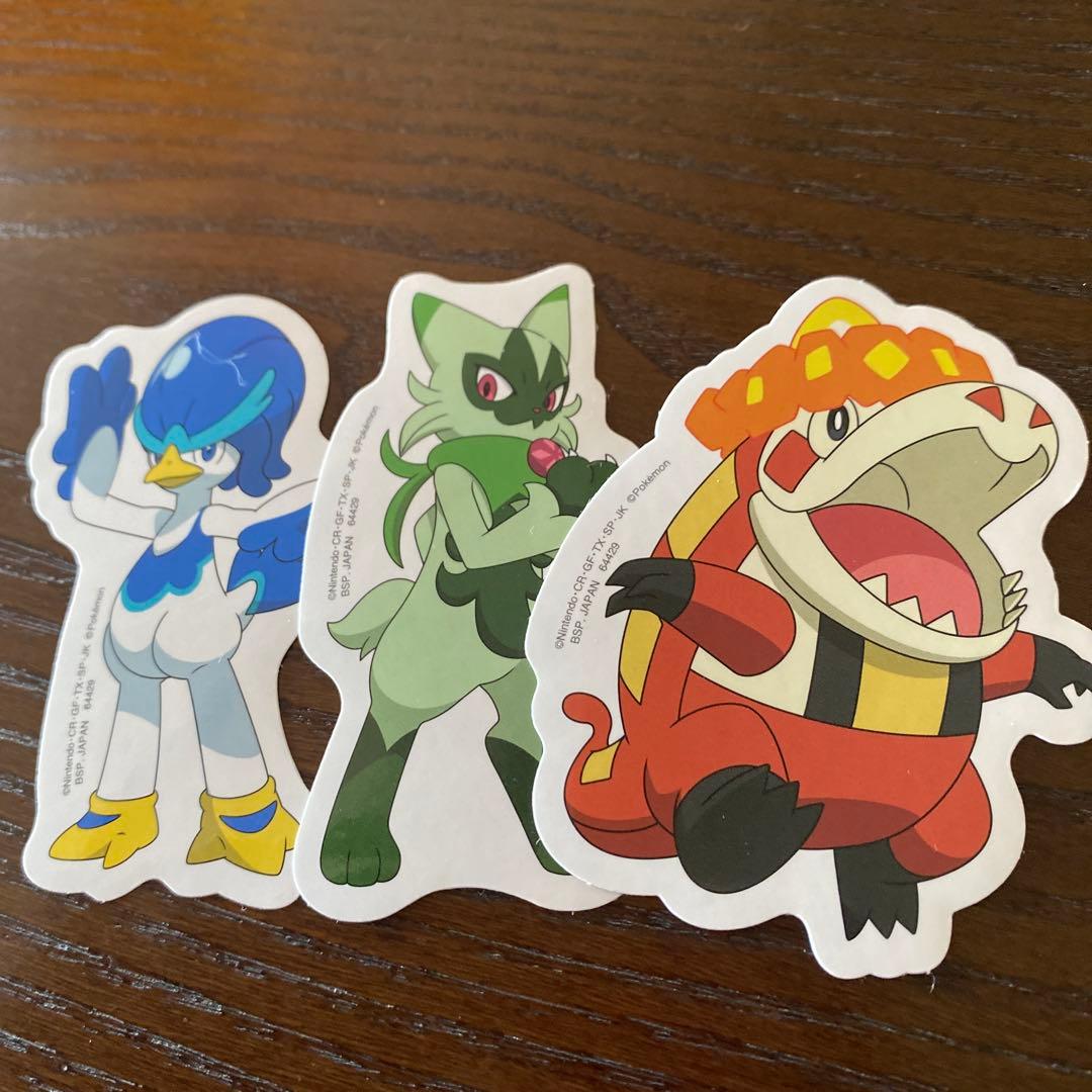 ポケモン ニャローテ ウェルカモ アチゲータ ステッカー セット - メルカリ