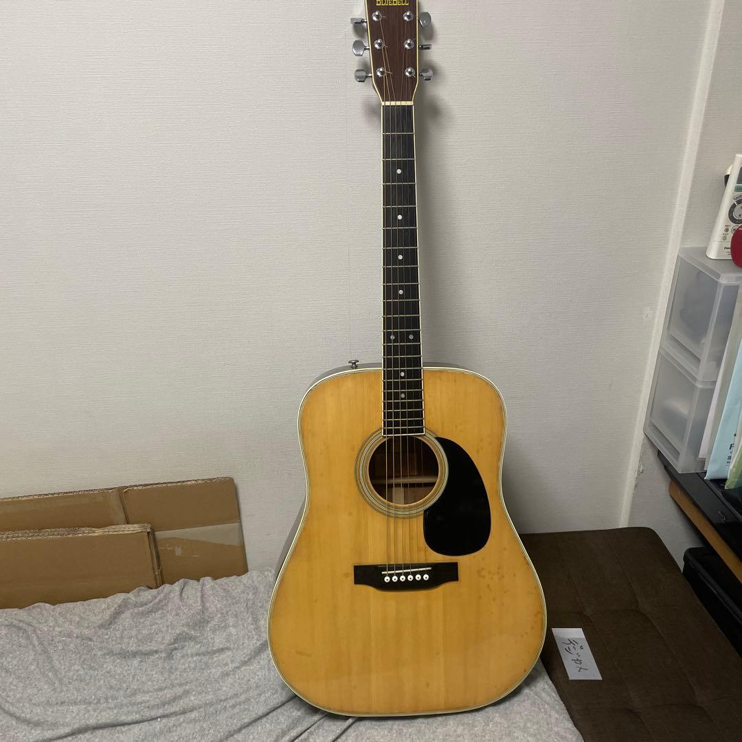 激鳴りジャパンビンテージ　BLUE BELL W-200 アコースティックギター Yahoo!オークション -「bluebell」(アコースティックギター) (ギター