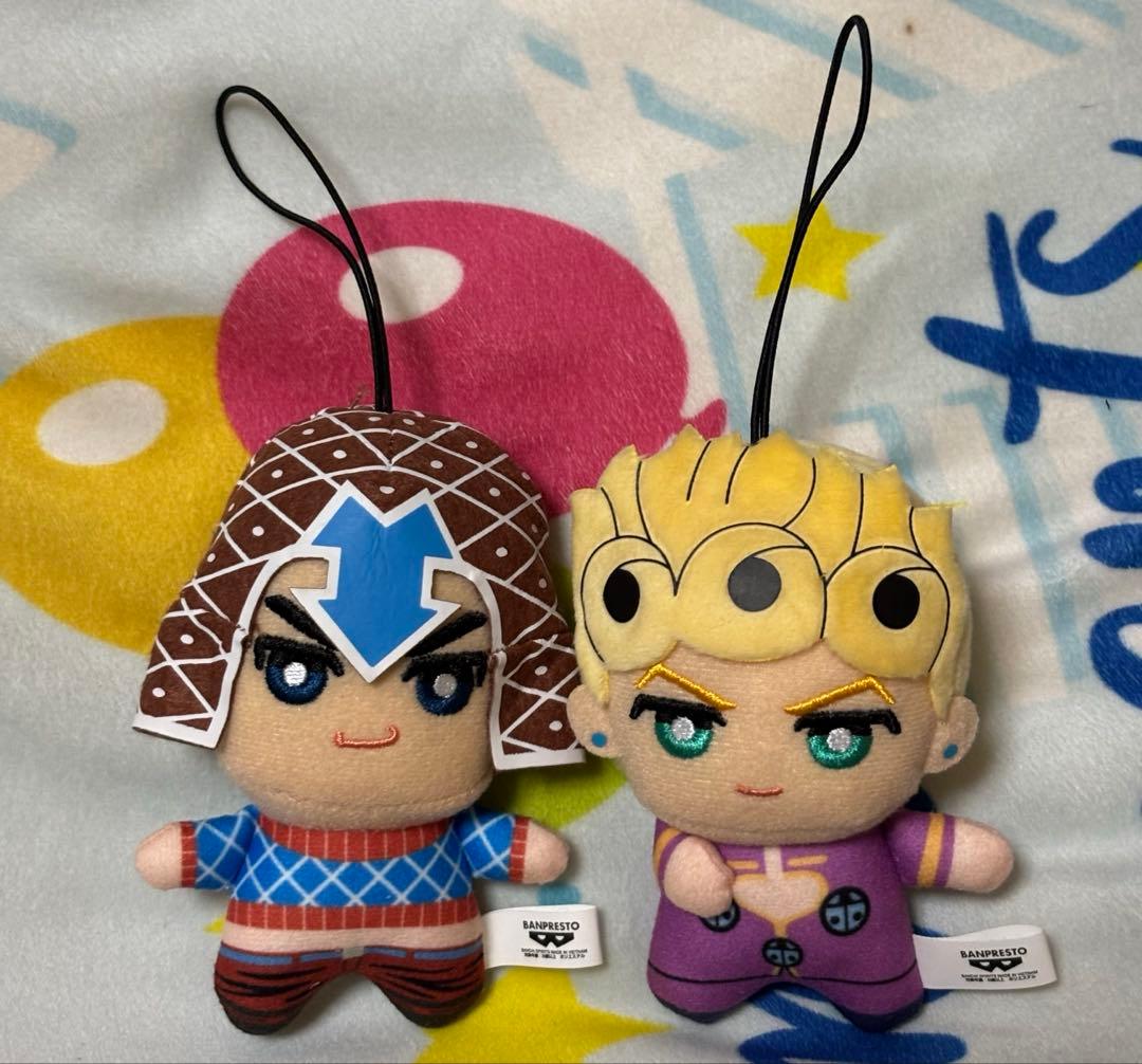 ジョジョの奇妙な冒険 ちみっともぬい ミスタ　ジョルノ　ジョバァーナ ジョジョの奇妙な冒険 ちみっともぬい～JOJO WORLD Quizzes～vol.2