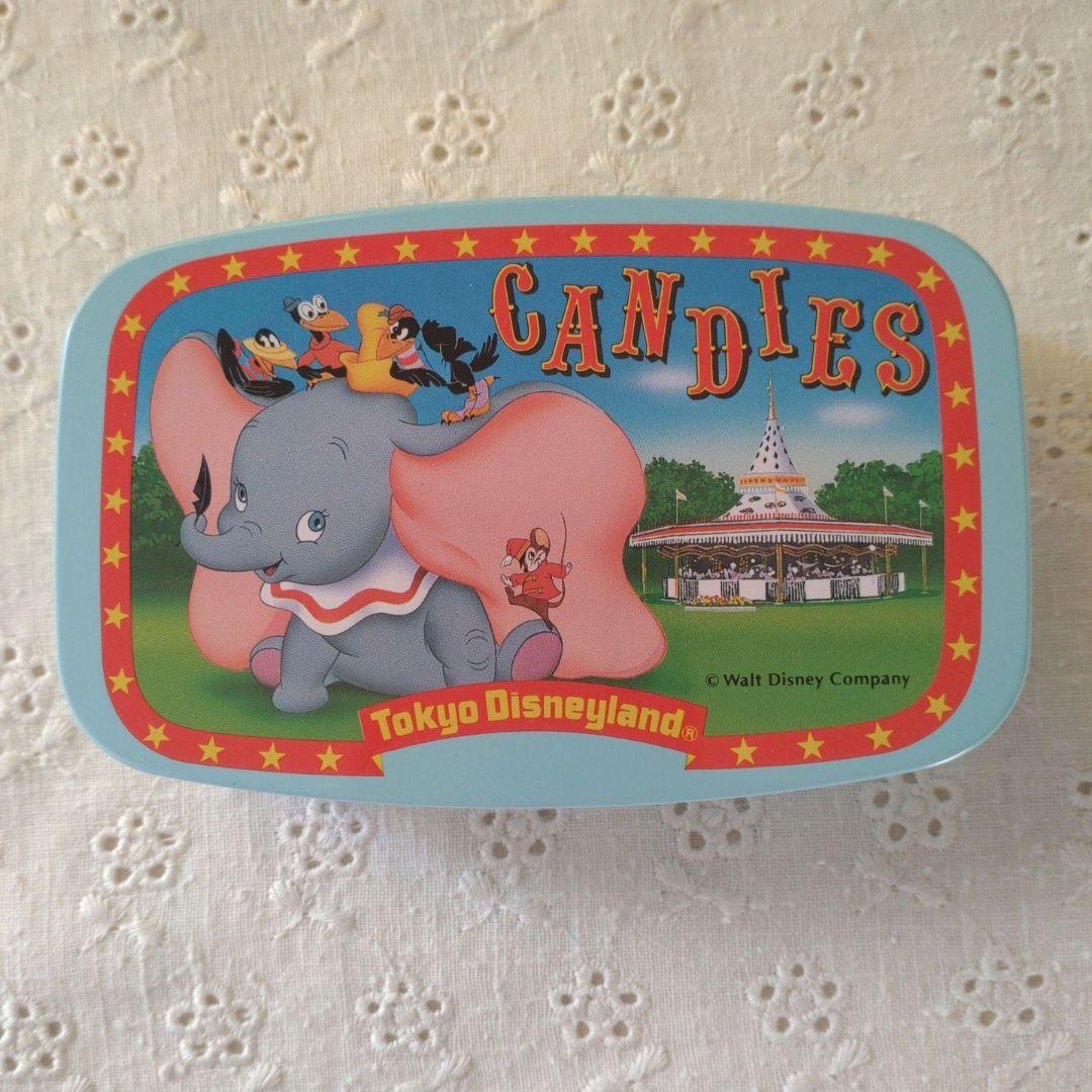 ご確認用　東京ディズニーランド　ダンボ　キャンディ空き缶　レトロ Disney - 東京ディズニーランド・ダンボ キャンディー缶 90年代レトロ