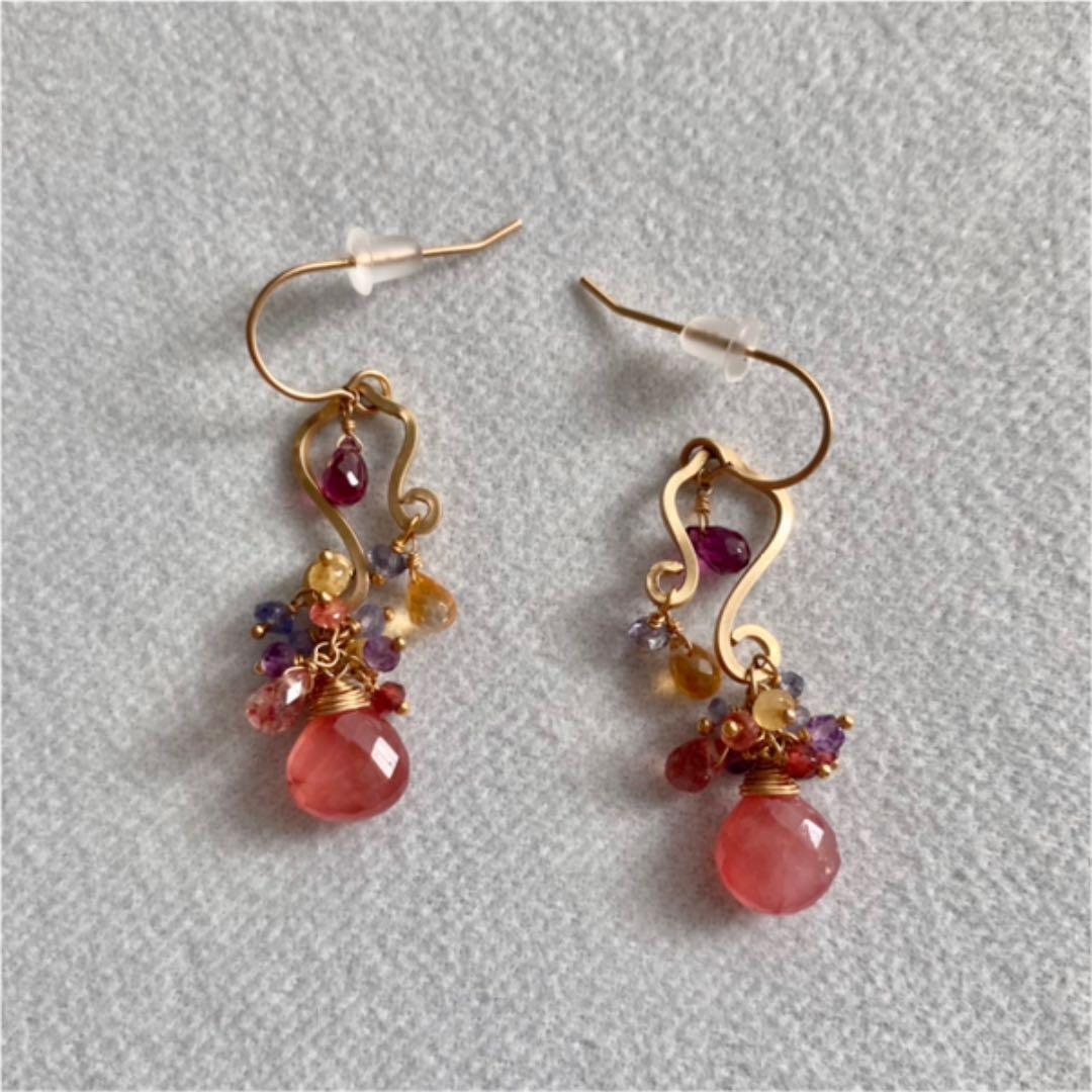 【最終値下げ】atelier Nanako　アトリエナナコ　天然石　ピアス Atelier Nanako