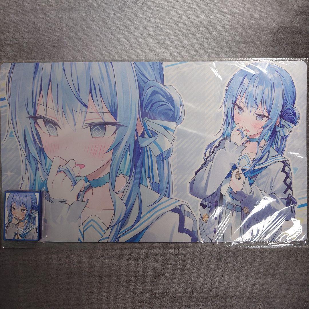 α2 ホロライブ 照れる&ぐるぐるの目 星街すいせい スリーブ&プレイマット 星街すいせい② スリーブ - ハイプリエステス - BOOTH