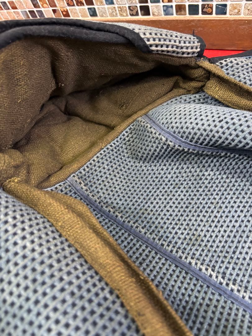 ◇ ジャパンアンティーク 消防団 防火頭巾 状態C