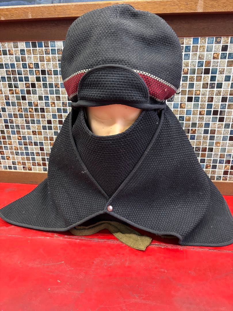 ◆ ジャパンアンティーク　消防団　防火頭巾　状態C ◇ ジャパンアンティーク 消防団 防火頭巾 状態C