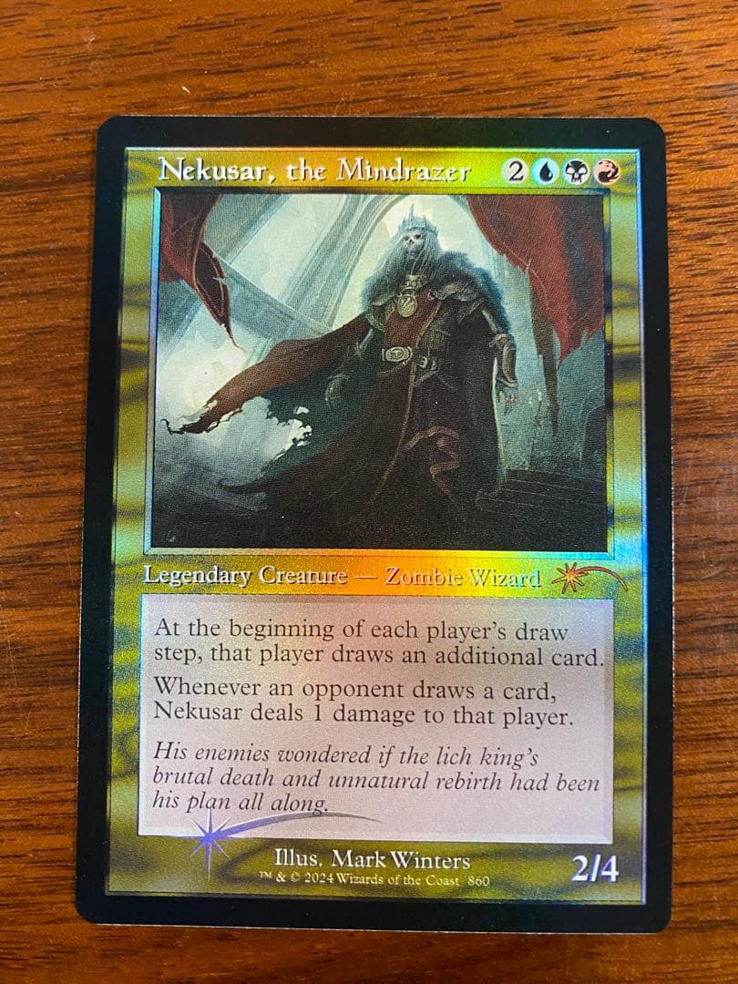 精神破壊者、ネクサル　旧枠foil プロモ FOIL)(1301)精神破壊者、ネクサル/Nekusar, the Mindrazer《英語》【SLD】