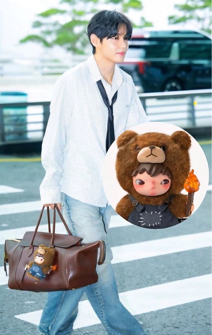 BTSテテ愛用Hirono Living Wild 2点セット BTS V【テテ愛用】Hirono Living Wild Fight forJoy ぬいぐるみ 正規品