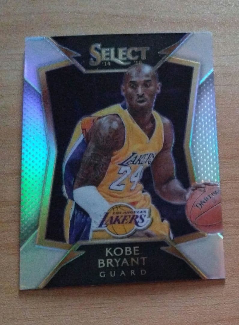 NBA 14/15 Select コービーブライアント シルバープリズム コービー・ブライアント ロサンゼルス・レイカーズ 額入り 15インチ x