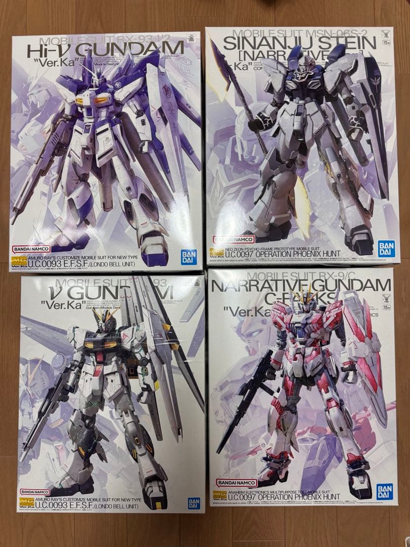 MG νガンダム Hiνガンダム ナラティブ シナンジュVer.ka 4体セット Amazon | MG 機動戦士ガンダムNT シナンジュ・スタイン (ナラティブ