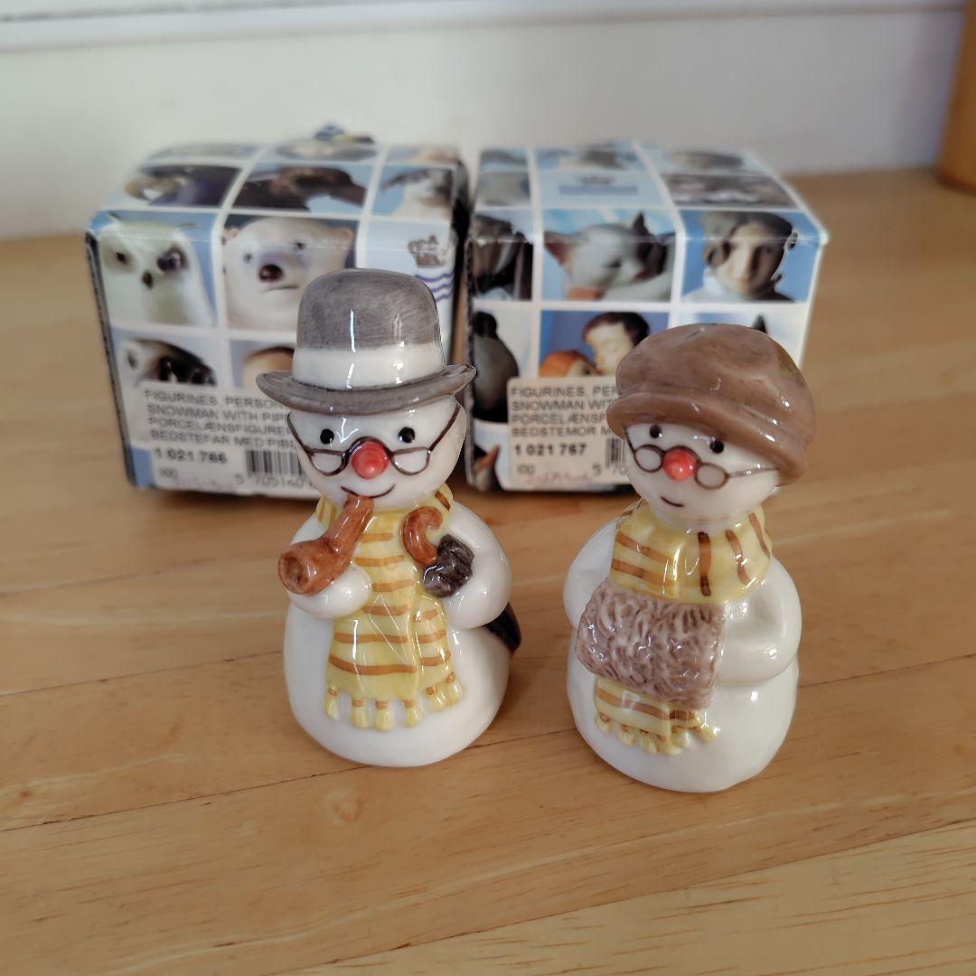 ロイヤルコペンハーゲン　フィギュリン　スノーマン　おじいさん＆おばあさん 2026年最新】Yahoo!オークション -ロイヤルコペンハーゲン スノーマン