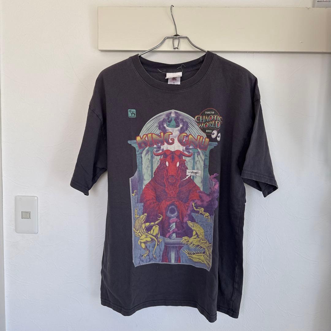 キングヌー CHAOTIC WORLD 2021 Tシャツ キングヌー CHAOTIC WORLD 2021 Tシャツ - メルカリ