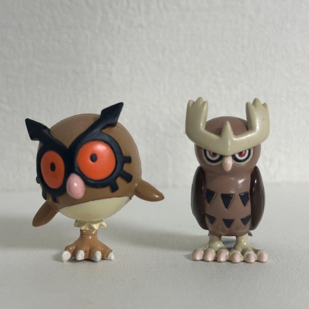 ポケモン　モンコレ　初期　ホーホー　ヨルノズク　2体セット Yahoo!オークション -「ヨルノズク モンコレ」の落札相場・落札価格