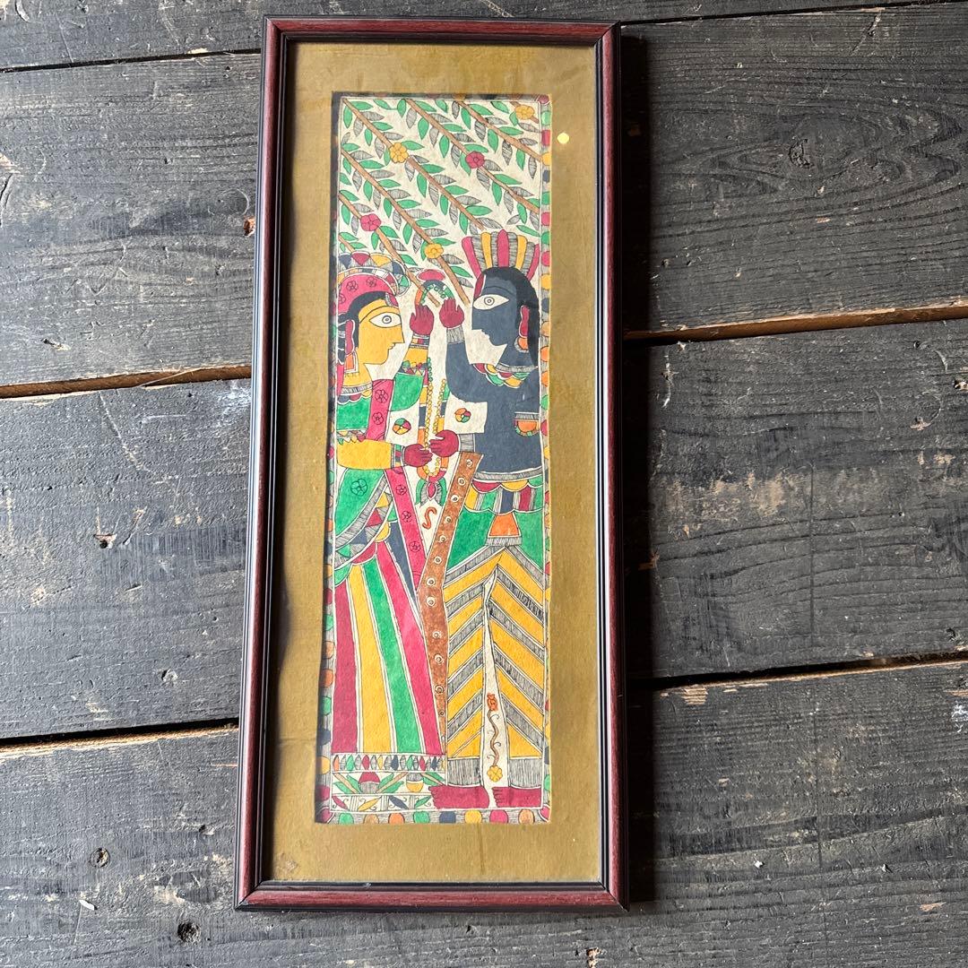インドミティーラ画Ｃ インド伝統画・絵画｜マライカ公式通販
