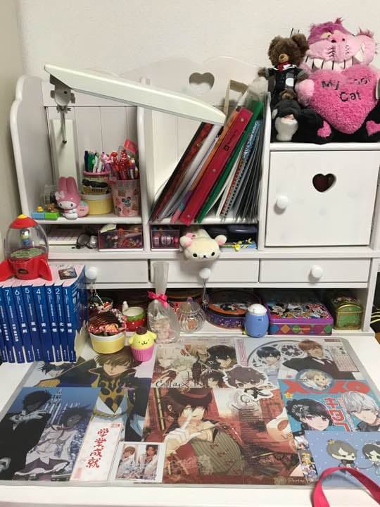 学習机 ホワイト ハート窓あり！3点 楽天市場】学習机 セット 女の子 学習デスク ホワイト 白 勉強机 大人