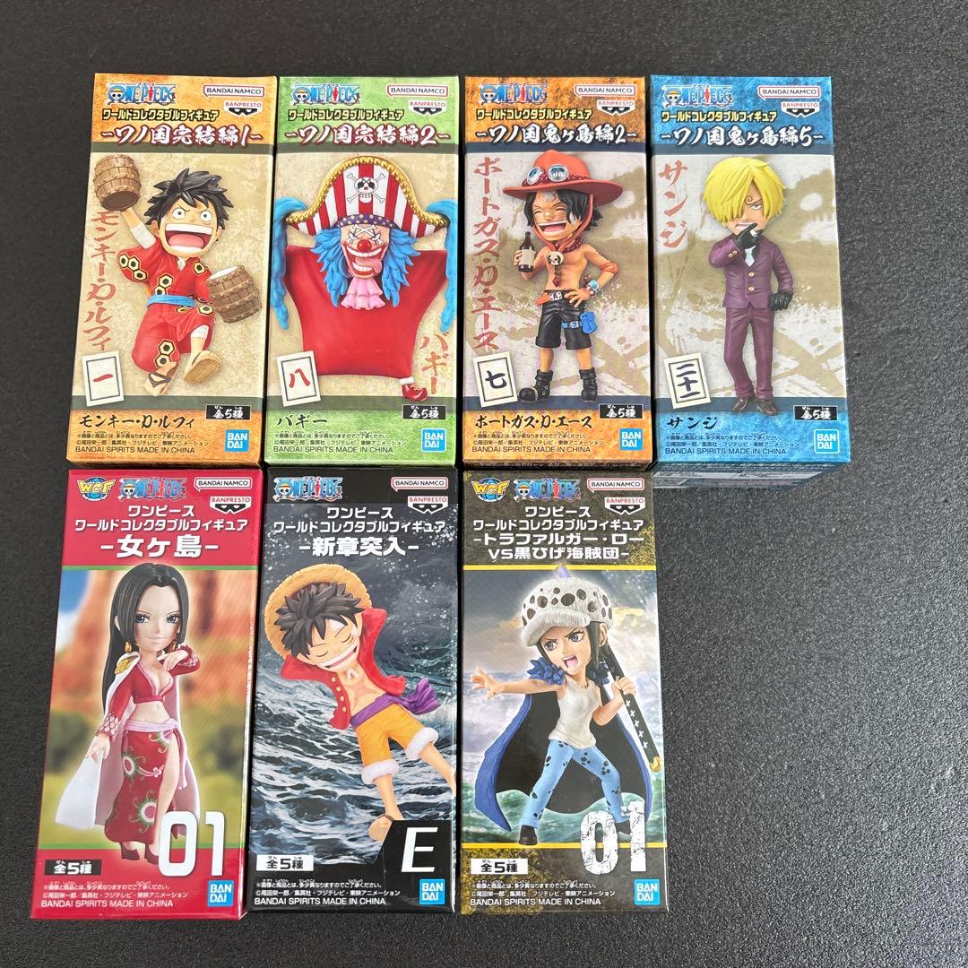 ワンピース WCF ワーコレ 7体 まとめ売り - メルカリ