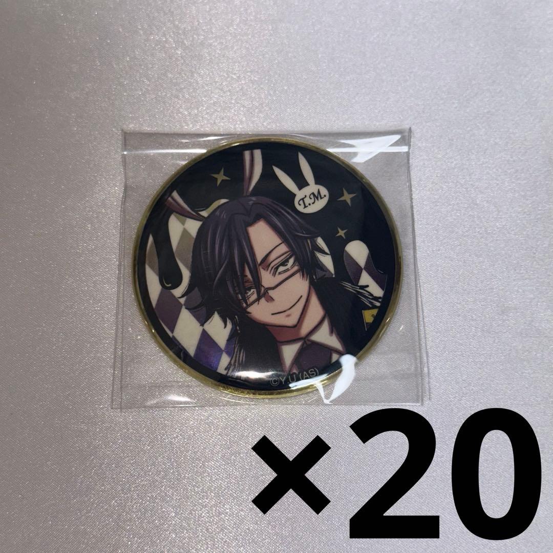 桃源暗鬼 桃華月詠 原作 バニー 缶バッジ メディコス ゴールド 20点 4月一般発売】『桃源暗鬼』イラスト缶バッジコレクション【バニーver