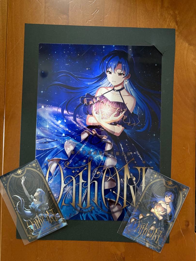 如月千早 OathONE 限定メモリアルグッズ メタルプレート➕ステッカー2種類 如月千早 OathONE 限定メモリアルグッズ メタルプレート 特典