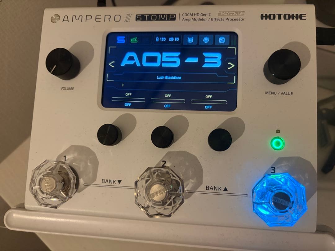 【最終！】HOTONE Ampero II Stomp エフェクター HOTONE | AMPERO Ⅱ STOMP | マルチ・エフェクター | 製品情報