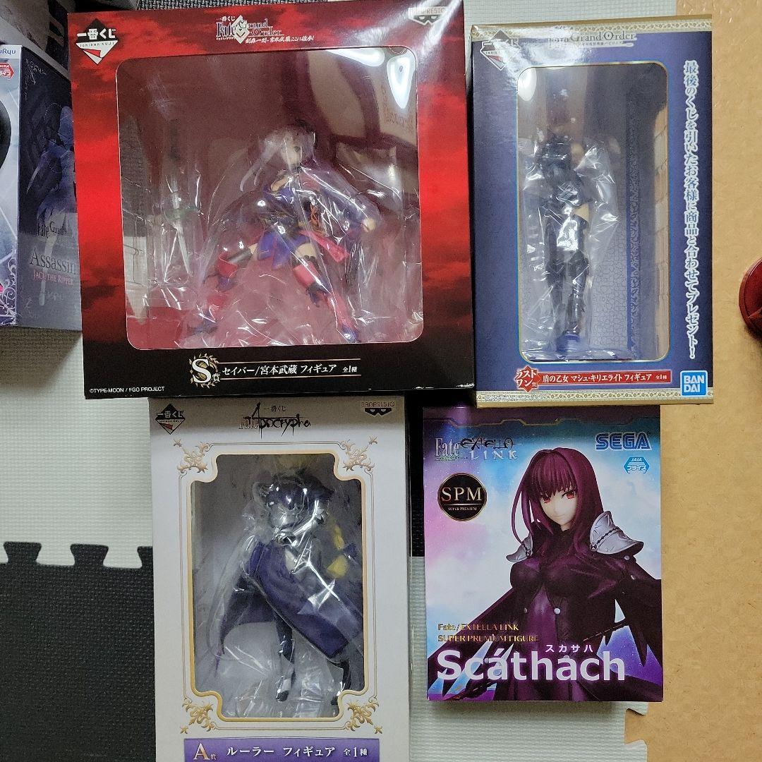 fateシリーズ フィギュア12点、ビジュアライズフレーム3点まとめ