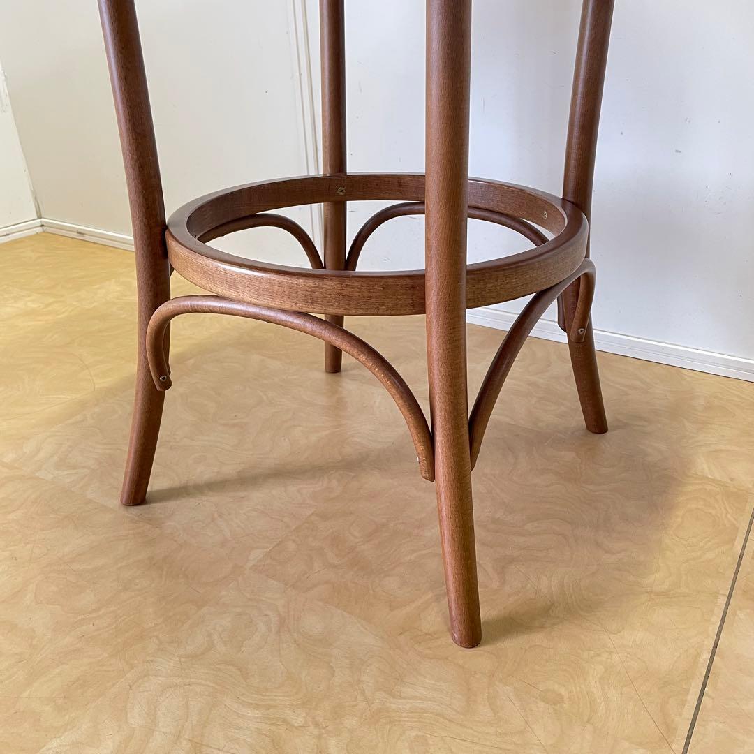 フランスベッド TON ダイニングテーブル 丸テーブル 曲木 アンティーク