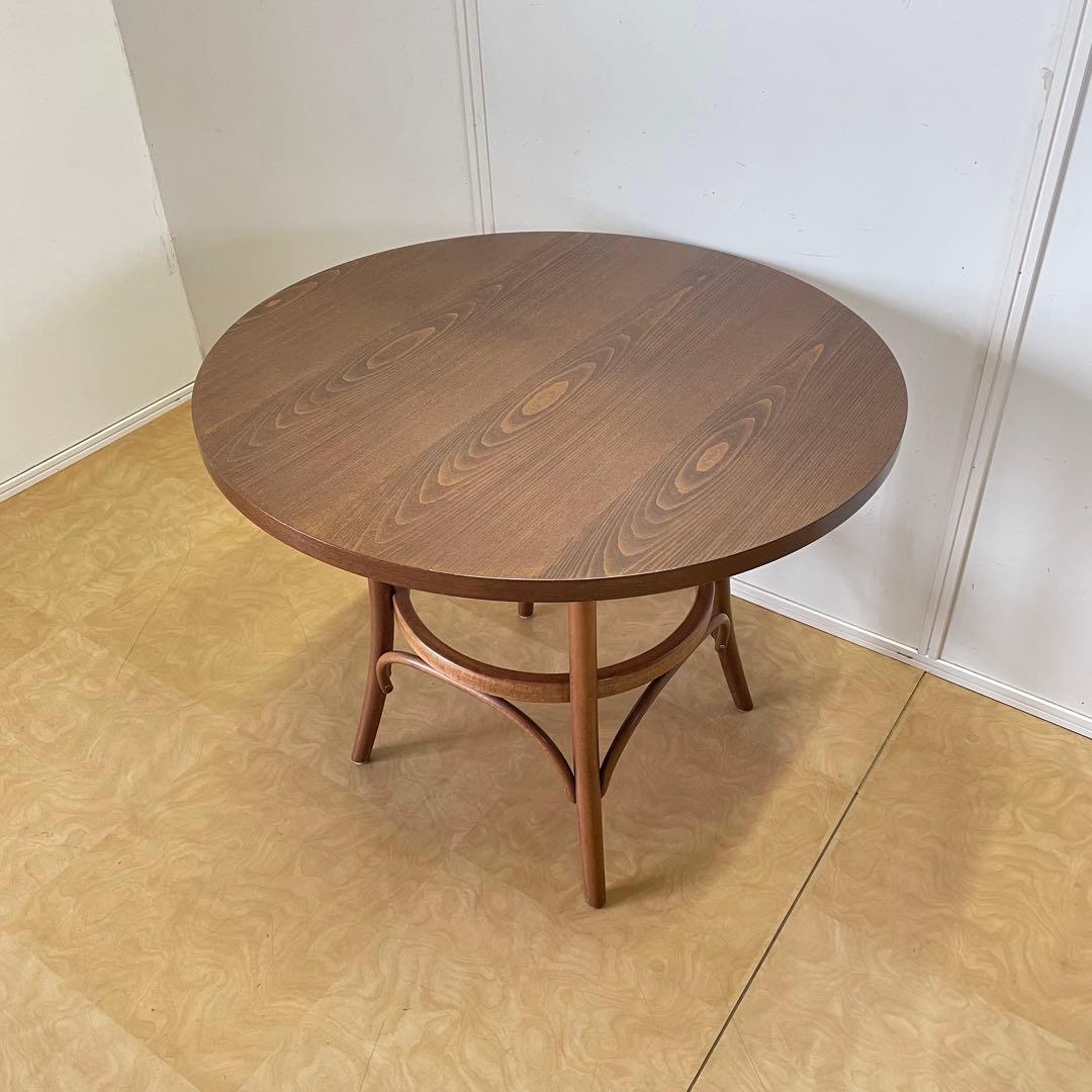 フランスベッド TON ダイニングテーブル 丸テーブル 曲木 アンティーク ilb14862.jpg