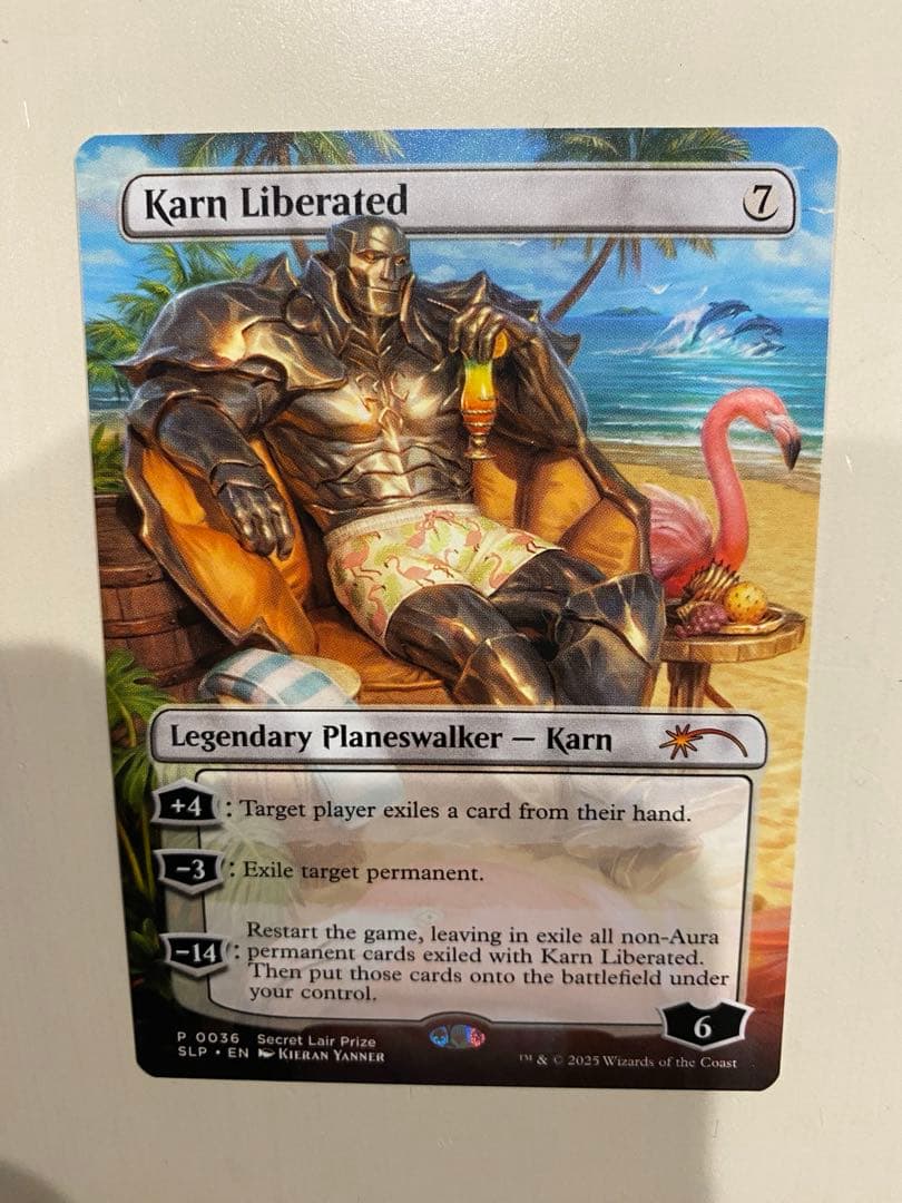mtg 解放された者、カーン　プロツアー　プロモ 日)解放された者、カーン / Karn Liberated ☆拡張枠☆ 【2XM】 No.333