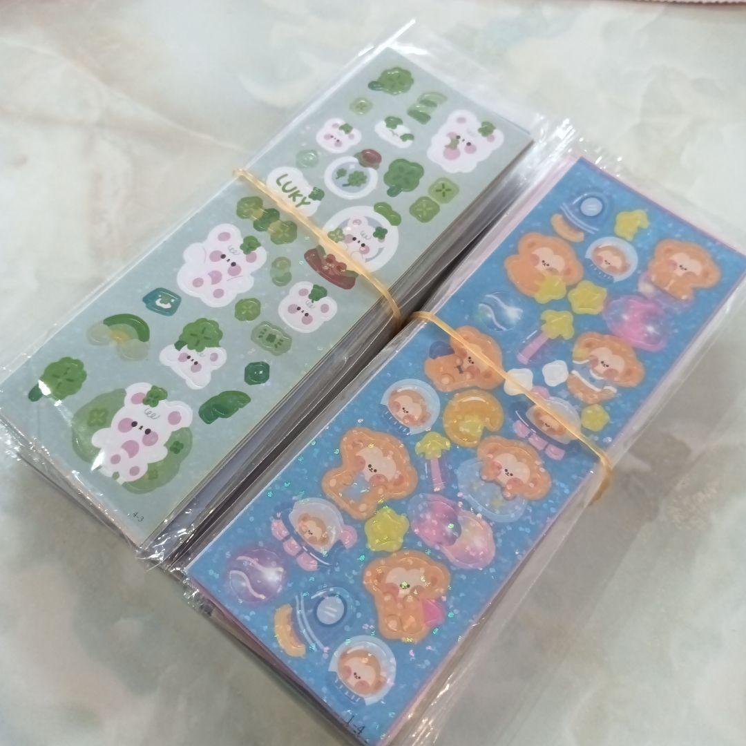激安】♡ 大量まとめ売りシール お得 200枚 200シート ランダム