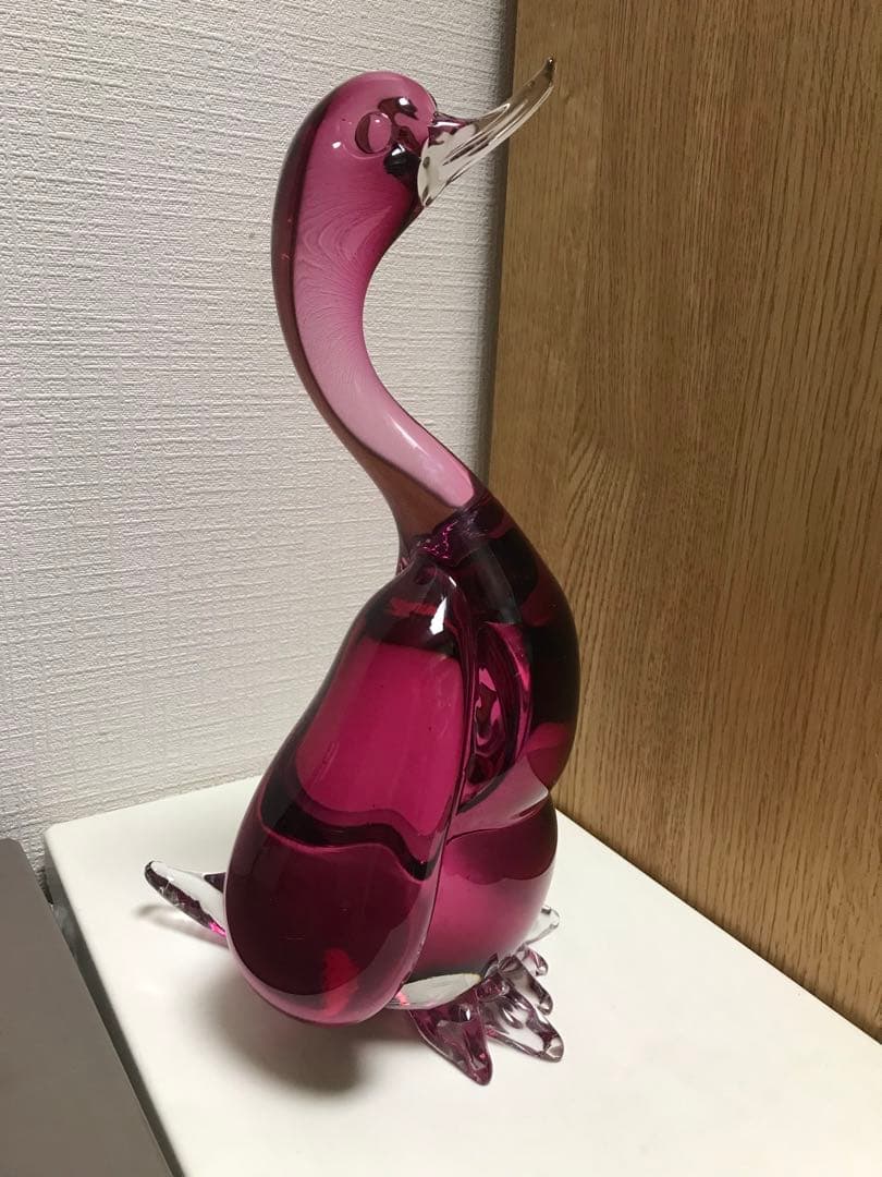ベネチアンガラス　バード　鳥　アヒル？　オブジェ 楽天市場】Glass Objet 