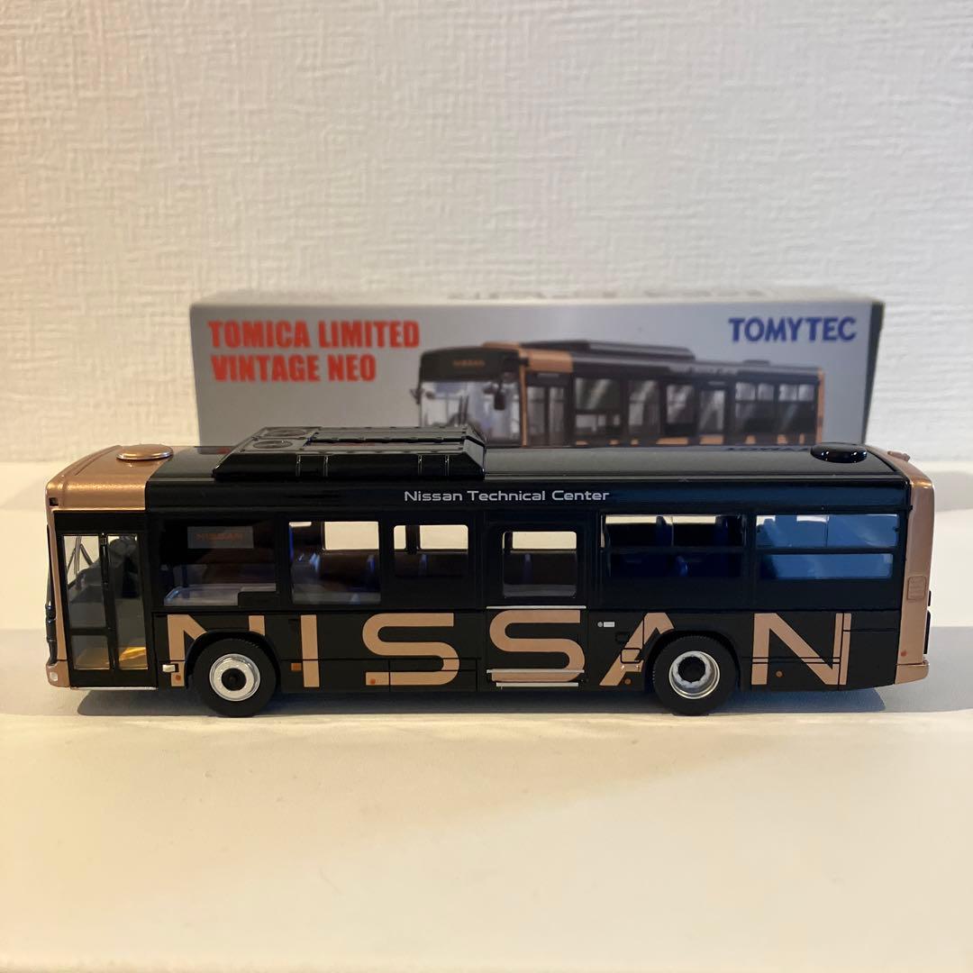 LV-N245c いすゞエルガ　日産送迎バス　1/64 トミーテック LV-N245c いすゞ エルガ 日産送迎バス (サンライズ