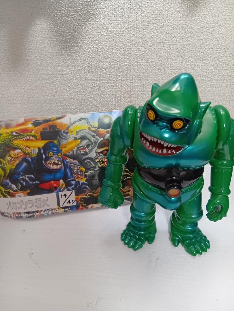 REAL HEAD メカゴリラズ メカゴリラ ソフビ 限定カラー 14/40 Yahoo!オークション -「メカゴリラ獣」(一般) (創作、オリジナル)の