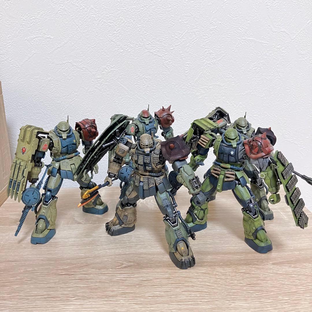 hg ザクⅡ F型 ソラリ機 ルショーン機 チャブス機 ケイル機 HG 1/144 ザクIIF型 チャブス機＆ケイル機＋無識別型ザクII ソラリ