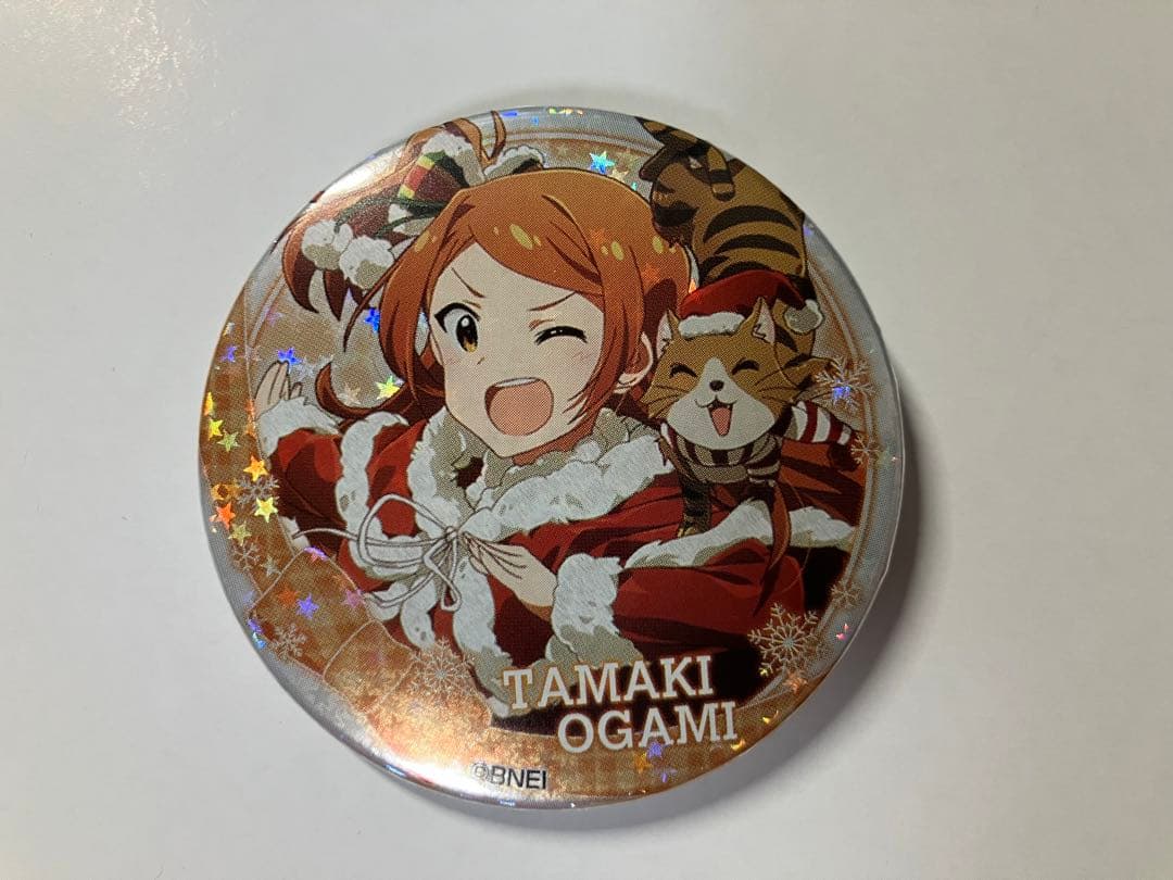 ミリオン 東急ハンズ 2019 第1弾 缶バッジ ホロ 大神環 アイドルマスター ミリオンライブ！ 公式φ75mmグリッター缶バッジ