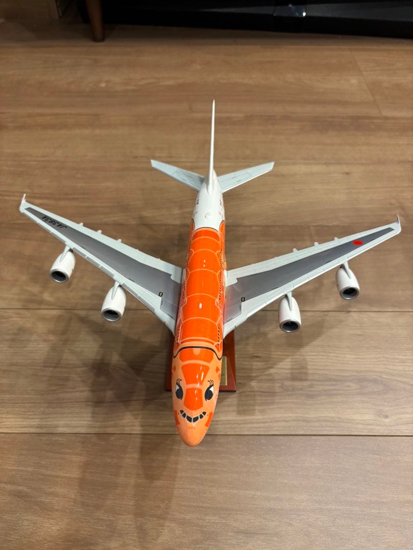 全日空商事 1/200 A380 JA383A スナップフィットモデル NH20163 1:200 A380 JA381A FLYING HONU ANAブルー スナップフィット