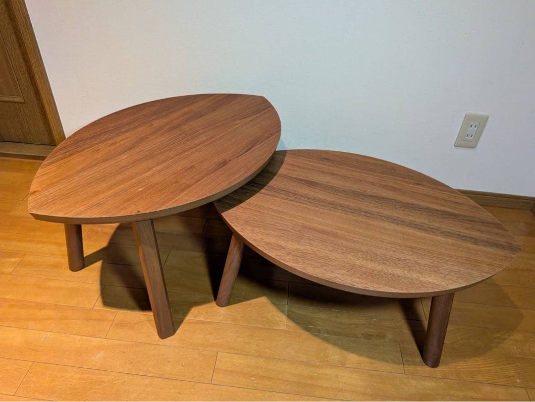 ■送料込■IKEA ストックホルム ネストテーブル ウォールナット 木製家具 イケア（IKEA） IKEA - - STOCKHOLM -ストックホルム- ネストテーブル2