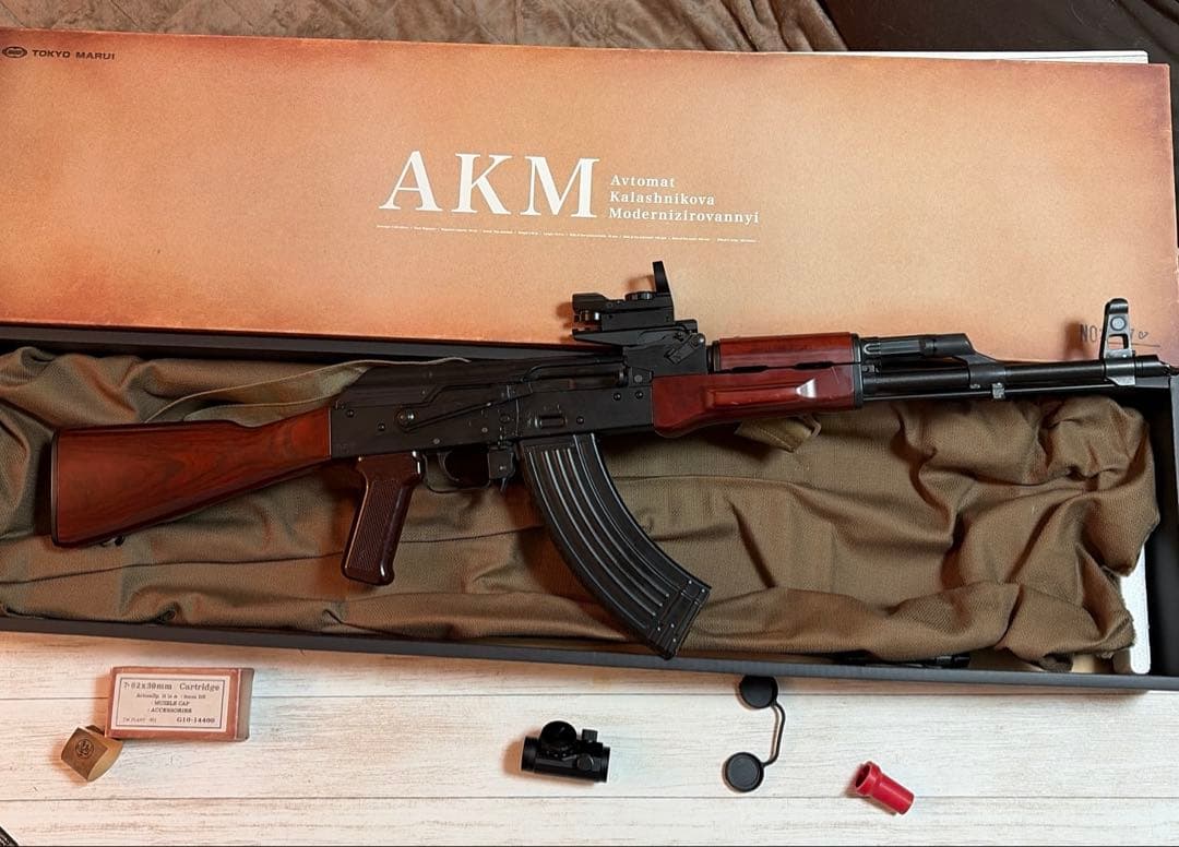 東京マルイ製　AKM(ガスガン)(中古) Amazon | 東京マルイ No.10 AKM 18歳以上 ガスブローバック マシンガン